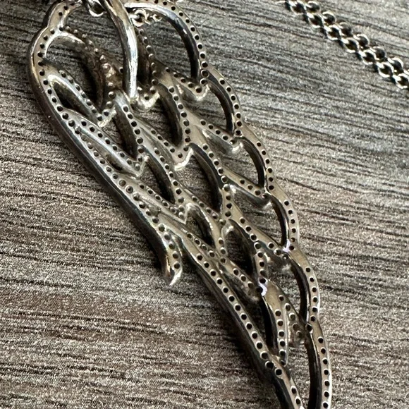 Pandora Elegant Silver Chain Necklace with Angel Wing .925 + 2 more items - Picture 7 of 12